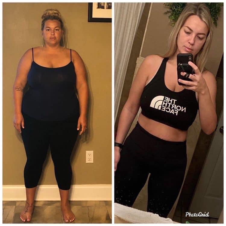 before and after - iron t fitness
